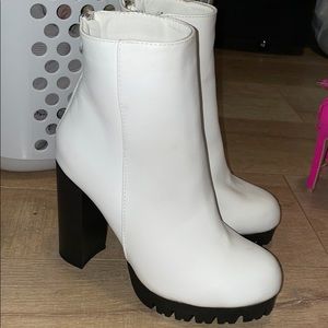 White boots!